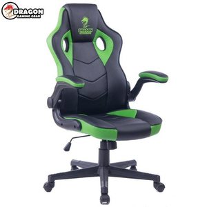 מושב גיימרים Dragon Combat XL Chair ירוק שחור