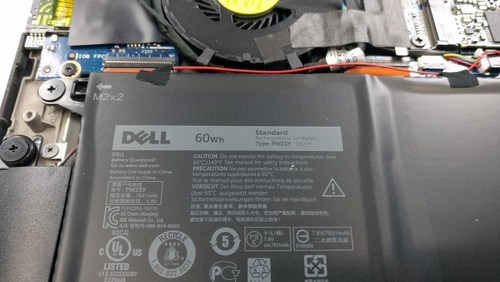 סוללה מקורית פנימית למחשב נייד דל  DELL XPS 13 XPS13 9360