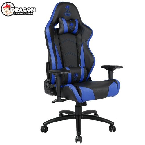 מושב גיימרים Dragon ZEUS Chair כחול שחור