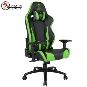 מושב גיימרים Dragon ZEUS Chair ירוק שחור