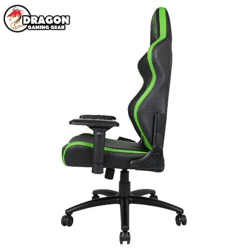 מושב גיימרים Dragon ZEUS Chair ירוק שחור