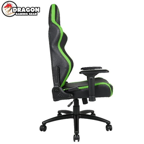 מושב גיימרים Dragon ZEUS Chair ירוק שחור