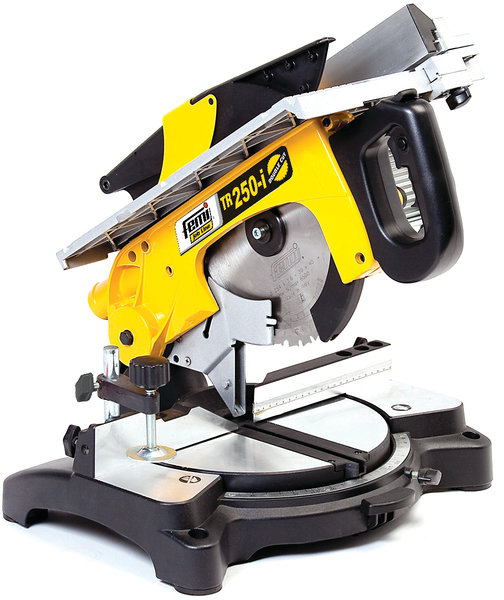 FEMI TR250I Double Cut - משור עץ שולחני גרונג שולחן עליון 250 מ"מ מנוע שקט