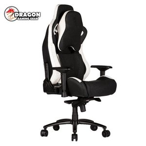 מושב גיימרים Dragon GT DLX Chair שחור/לבן