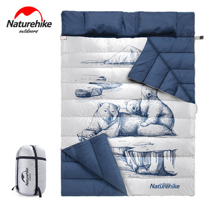 שק שינה זוגי עם כותנה פנימית וכריות שינה NATUREHIKE NH19