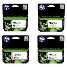 סט 4 ראשי דיו מקוריים HP 963XL