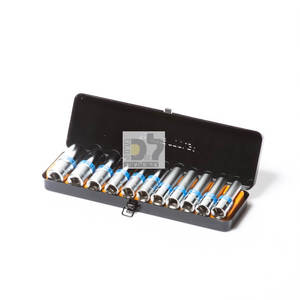מארז 11 בוקסות "1/2 עמוקות, 10-22 מ"מ 12PT בקופסת מתכת