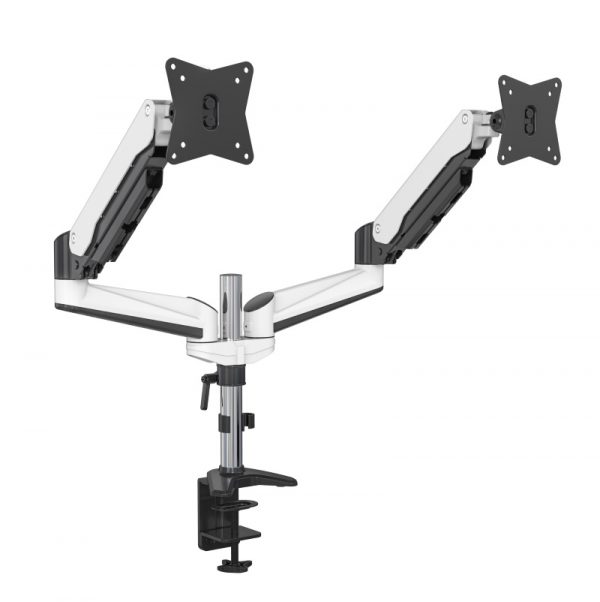 זרוע  לשני מסכי מחשב    Dual Gas Spring Monitor Mount Arm