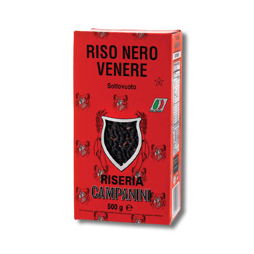 אורז שחור 500 גרם קמפניני Black Rice 500 gr Campanini