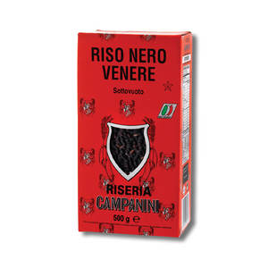 אורז שחור 500 גרם קמפניני Black Rice 500 gr Campanini