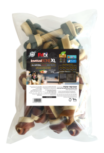 עצם קשר דנטלית לכלב בגודל של 15 ס"מ -Knotted Bone XL