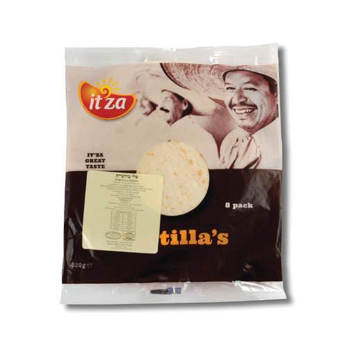 עלי טורטיה 8 יחידות איצה Tortilla Wraps 8 pcs Itza