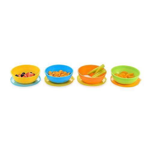 סט 4 קערות כולל 4 מכסים + 2 כפיות מנצ'קין munchkin