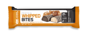 חטיף קרמל מלוח 76 גרם אופטימום וויפט Whipped Bites Salty Caramel 76 gr Optimum Nutrition