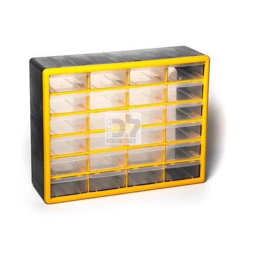 יחידת אחסון (בירגיה) 24 מגירות 39*16*50 ס