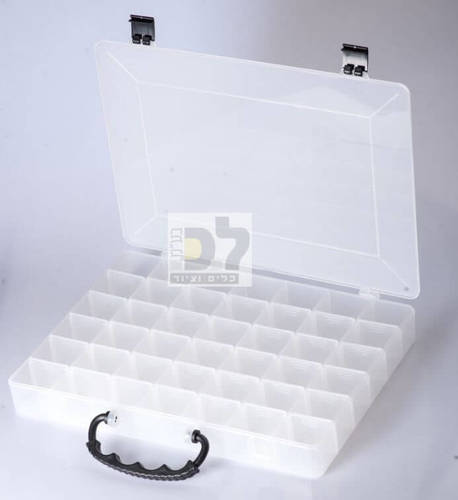 ארגונית פלסטיק מקצועית עד 42 תאים 31X22.5X4 ס