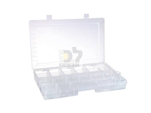ארגונית פלסטיק שקופה 36x23.5x5 ס