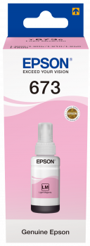 דיו אדום בהיר T6736 LIGHT MAGENTA INK BOTTLE 70ML EPSON