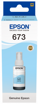 דיו כחול בהיר דיו T6735 LIGHT MAGENTA INK BOTTLE 70ML EPSON EPSON