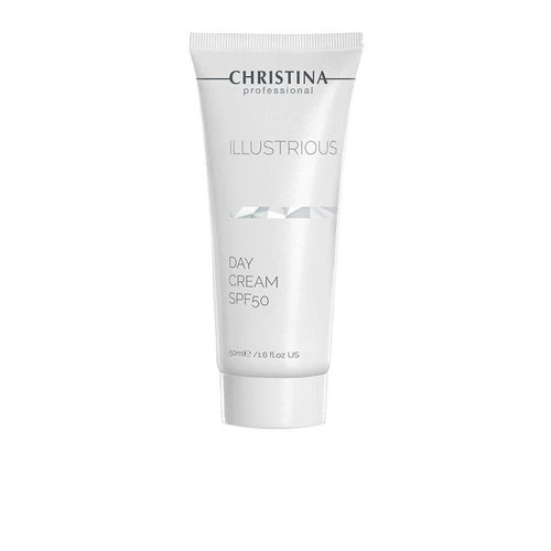קרם יום עם ILLUSTRIOUS  SPF 50 כריסטינה -50 מ