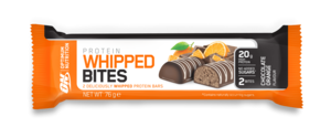 חטיף שוקולד תפוז 76 גרם אופטימום וויפט Whipped Bites Chocolate Orange 76 gr Optimum Nutrition