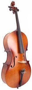 קונטרבס 3/4 קומפלט עם נרתיק וקשת DB-290 LE MANS Flamed Maple Back & Sides