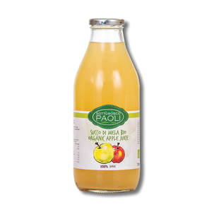 מיץ תפוחים אורגני 750 מ"ל סוטובוסקו פאולי Organic Apple Juice 750 ml Sotto Bosco Paoli