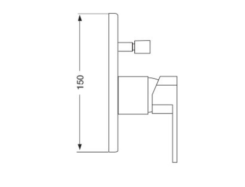 כיסוי חיצוני ל-4 דרך 305488 סדרת רומא כרום חמת