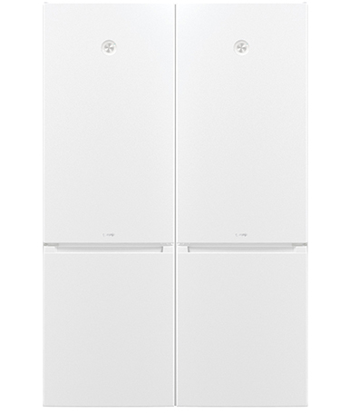 מקרר מקפיא תחתון NO FROST 1.20 סימפליסיטי לבן gorenje NRK611SYW4