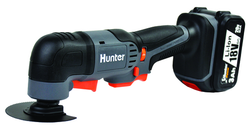 מולטיטול נטען  +אביזרים  HUNTER 18V 3.0Ah