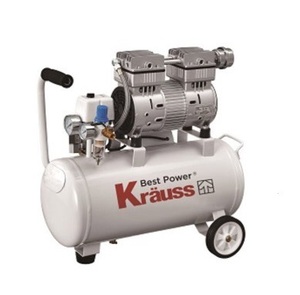קומפרסור/מדחס ללא שמן 24 ליטר 2 ראשים שקט KRAUSS KR-3010S 3HP