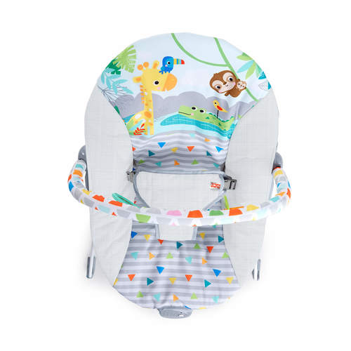טרמפולינה רוטטת צחק וצפה בספארי ברייט סטארט bright starts מגיל לידה ועד משקל 9 ק
