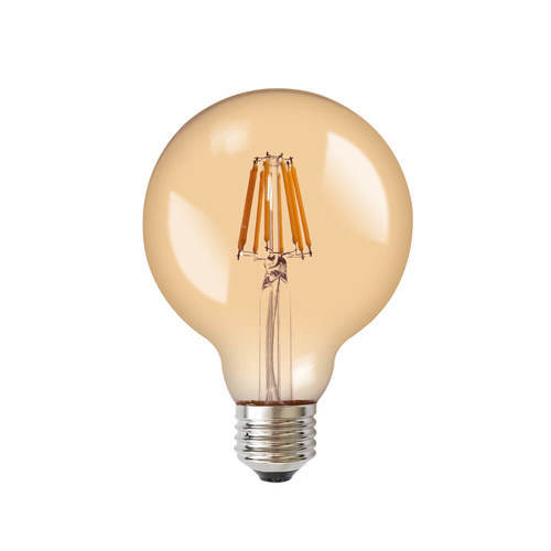 פחם מיני גלוב אמבר LED 8W E27 תאורת אווירה חמה