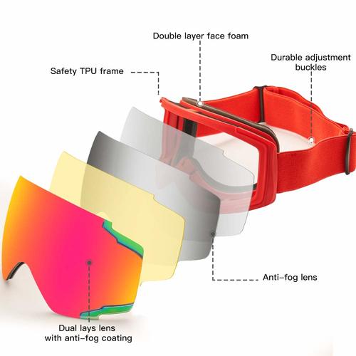 משקפי סקי מקצועיות במבצע Extra Ski Goggles