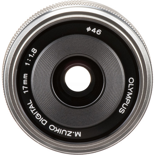 Olympus M.Zuiko Digital 17mm f/1.8 Lens (Silver