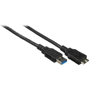Pearstone כבל USB 3.0 Type-A זכר ל Micro Type-B זכר, 1.8 מ׳