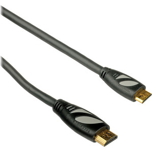 Pearstone HDC-106 כבל High-Speed Mini-HDMI ל HDMI באורך 180 ס״מ