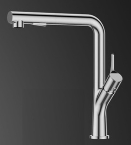 ברז מטבח נשלף 2 מצבי זרימה ניקל מבריק 1066 סיוון אופיר