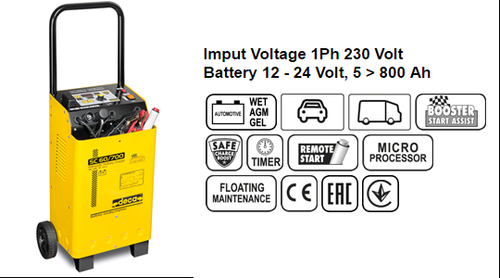 DECA SC 60/700 - מטען/בוסטר דיגיטאלי 12-24V 60A/hr ת.איטליה