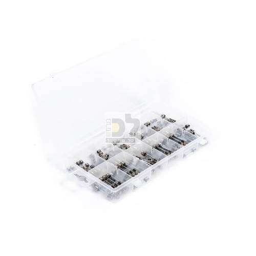 מארז 120 יח' פיוז זכוכית 5X20  + 6X30