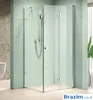 מקלחון פינתי ברונו סניטק מידה 40-90 ניקל
