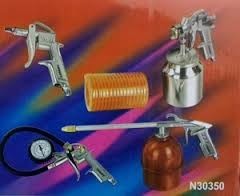 מערכת 4 אקדחי אויר+צינור אויר SHATAL