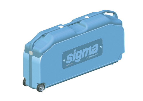 מזוודה טרולי למכונת קרמיקה sigma 