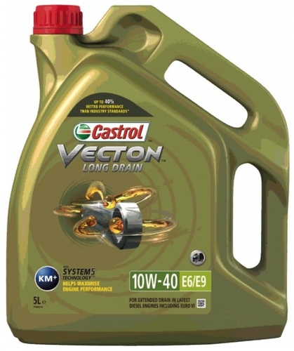שמן מנוע קסטרול 10W40 E6/E9 Vecton Long Drain 5L 