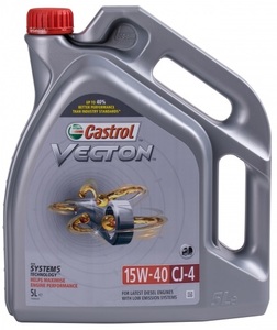 שמן מנוע קסטרול 15W40 Vecton CJ-4 5L