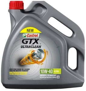 שמן מנוע קסטרול 10W40 GTX Ultra Clean A3/B4 5L