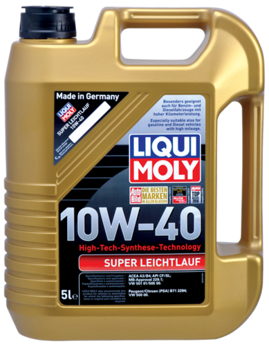 שמן מנוע LIQUI MOLY 10W40 SUPER LEICHTLAUF 5L