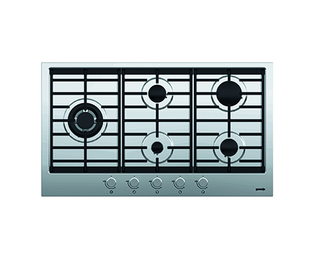 כיריים גז 90 ס"מ גורנייה צבע נירוסטה GORENJE GW961 UX