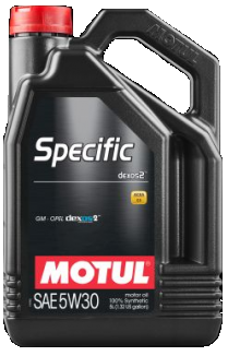 שמן מנוע MOTUL 5W30 SPECIFIC DEXOS2 5L 
