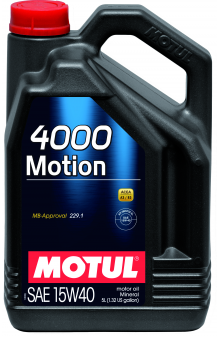 שמן מנוע MOTUL 15W40 4000 Motion 5L